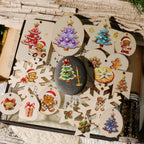 Christmas Gingerbread Man UV-DTF Rub-on Stickers
