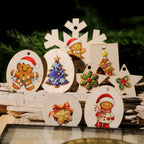 Christmas Gingerbread Man UV-DTF Rub-on Stickers