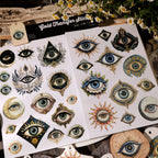 Halloween Eyes UV-DTF Rub-on Stickers