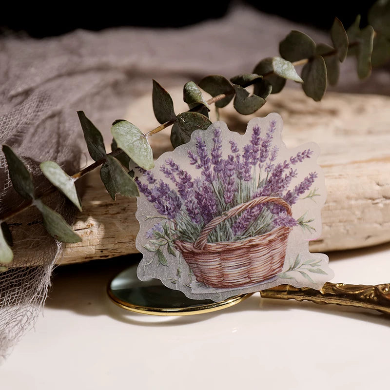 Lavender Vellum Stickers