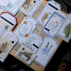Retro Letterpress Printed Label Tag Cards