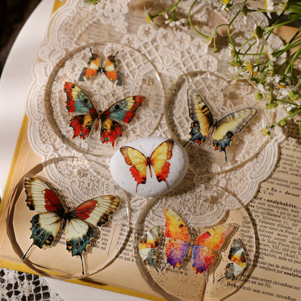 Butterflies UV-DTF Rub-on Stickers