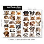 Pets UV-DTF Rub-on Stickers