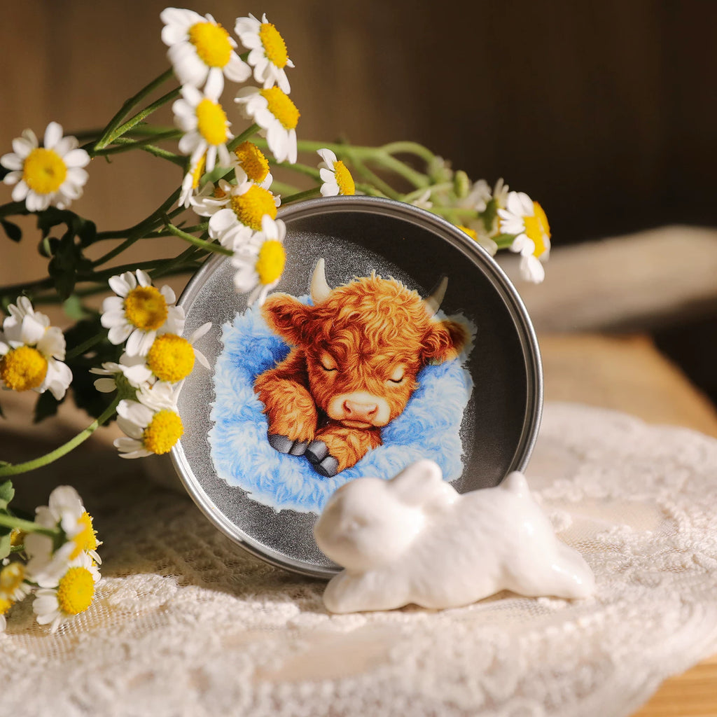 West Highland Cow UV-DTF Rub-on Stickers