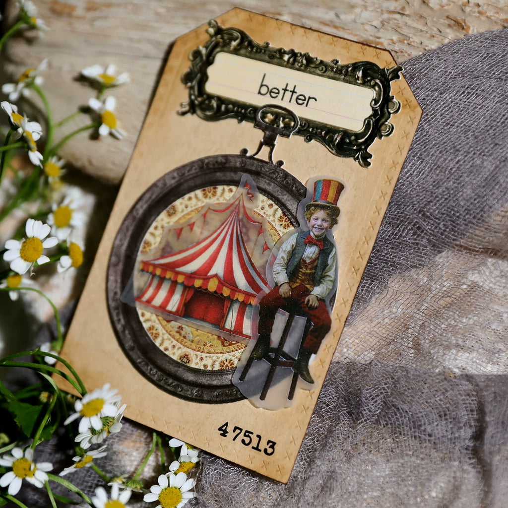 Circus Vellum Stickers