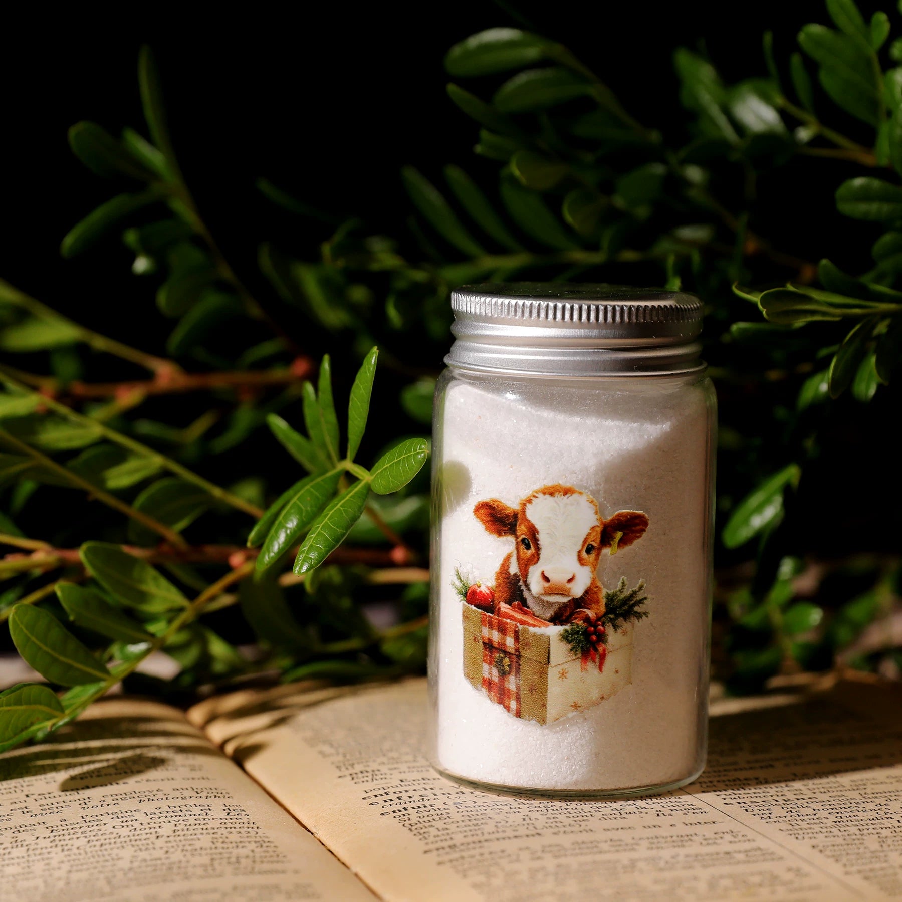 Christmas Box UV-DTF Rub-on Stickers