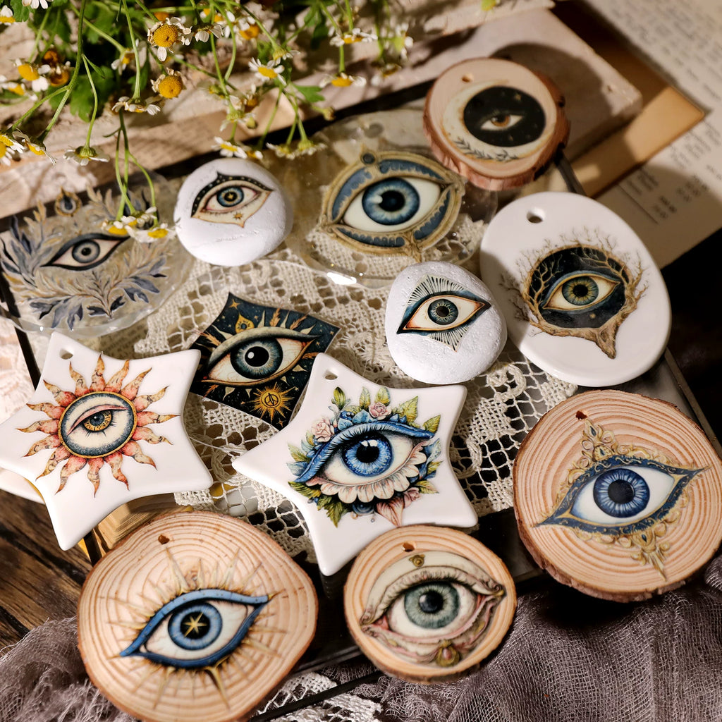 Halloween Eyes UV-DTF Rub-on Stickers