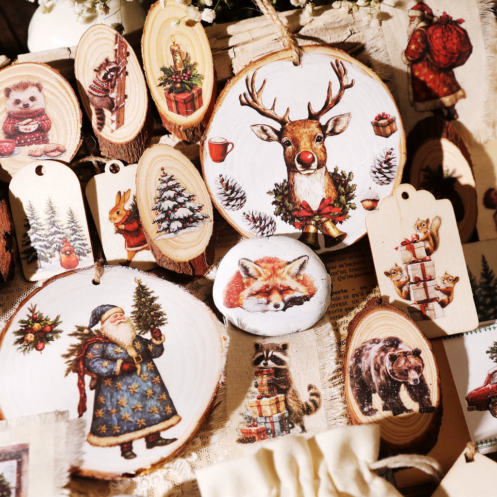 Christmas Matte Rub-on Transfers