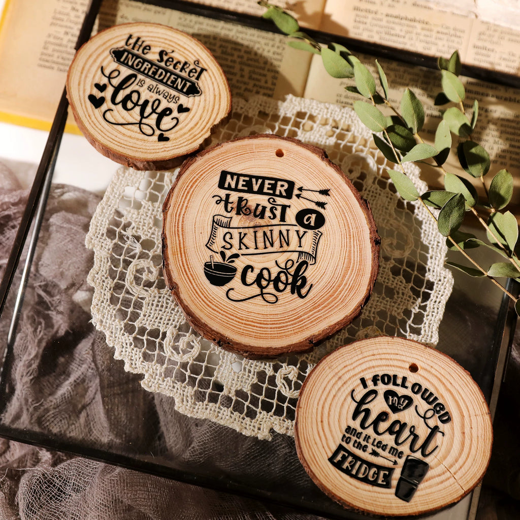 Kitchen Phrases UV-DTF Rub-on Stickers