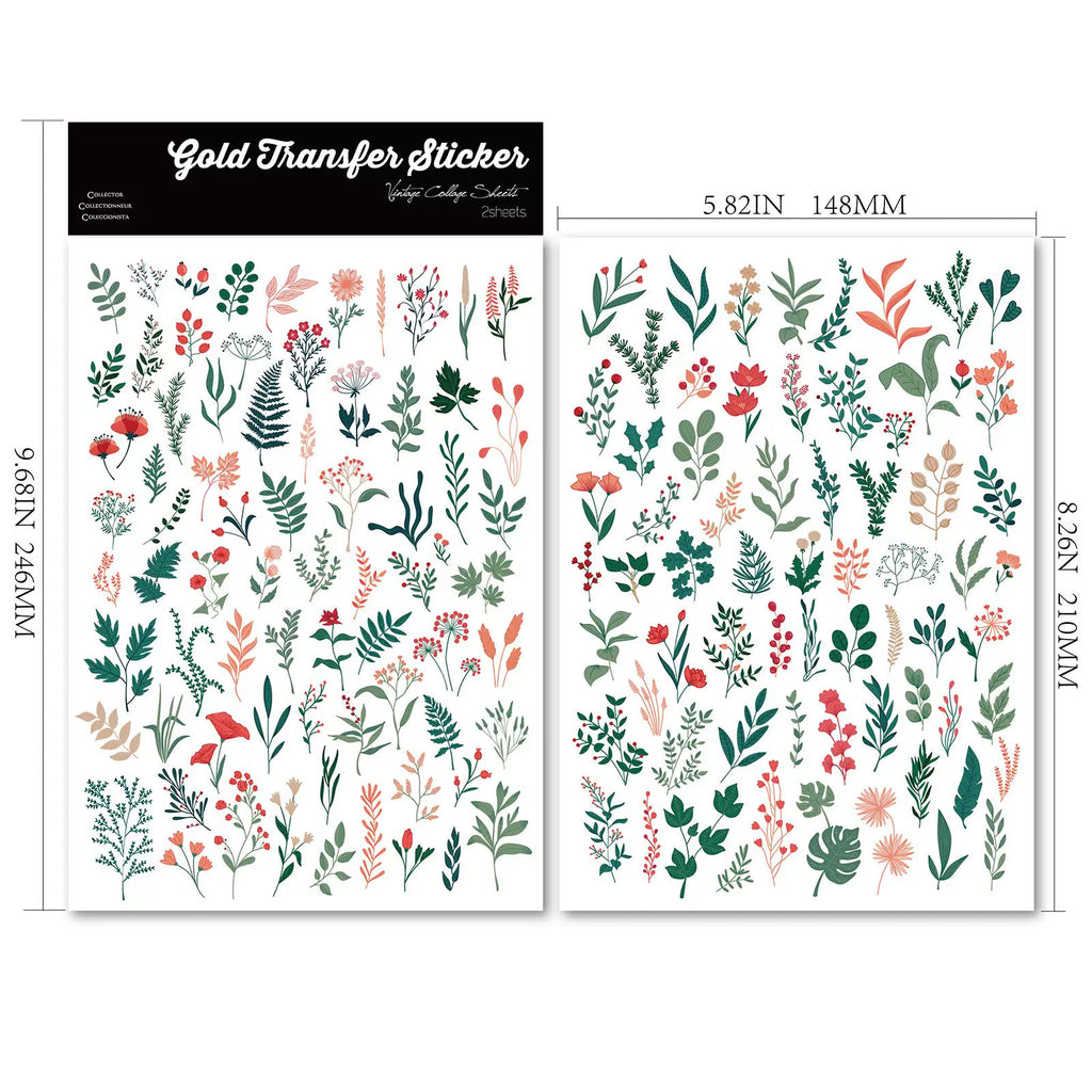 Fresh Little Plants UV-DTF Rub-on Stickers