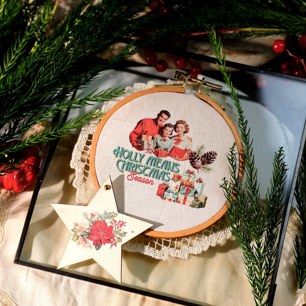 Christmas Family Matte Rub-on Transfers