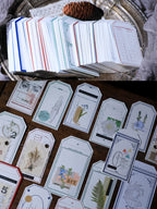 Retro Letterpress Printed Label Tag Cards