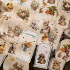 Bunny Matte Rub-on Transfers 2 Small Sheets