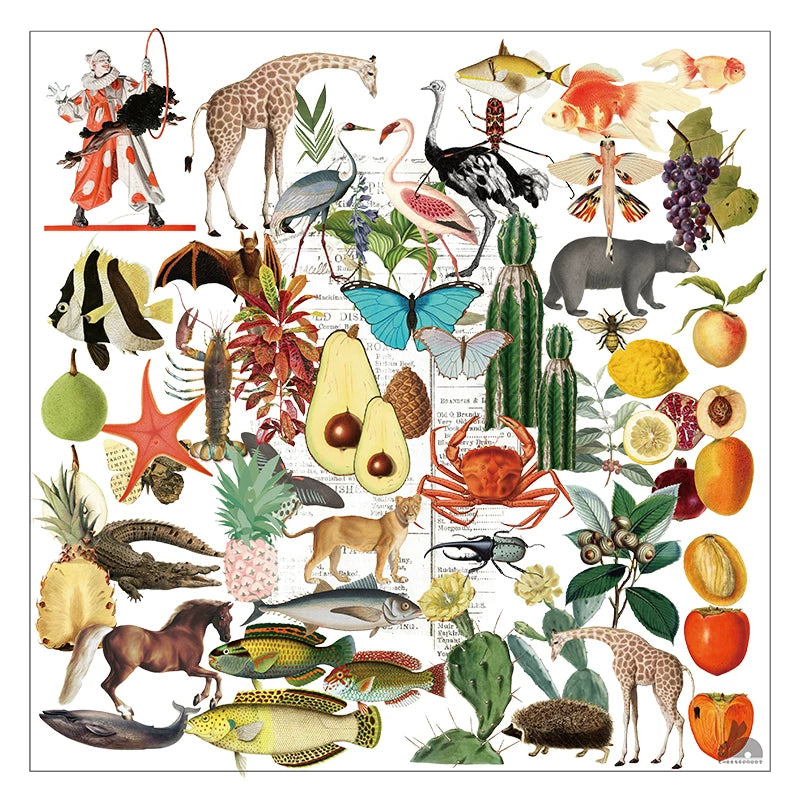 Life Encyclopedia Vellum Stickers