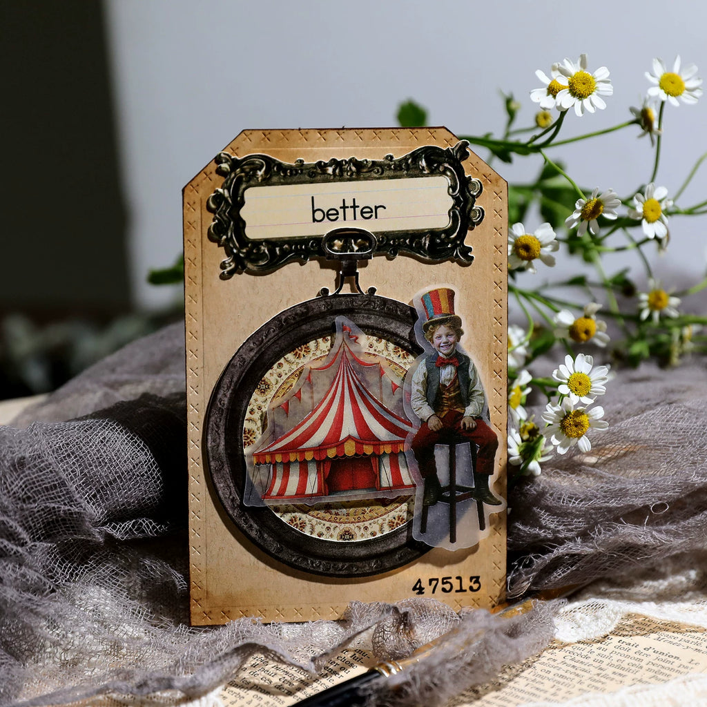 Circus Vellum Stickers
