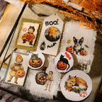 Halloween Matte Rub-on Transfers 2 Small Sheets - Witch