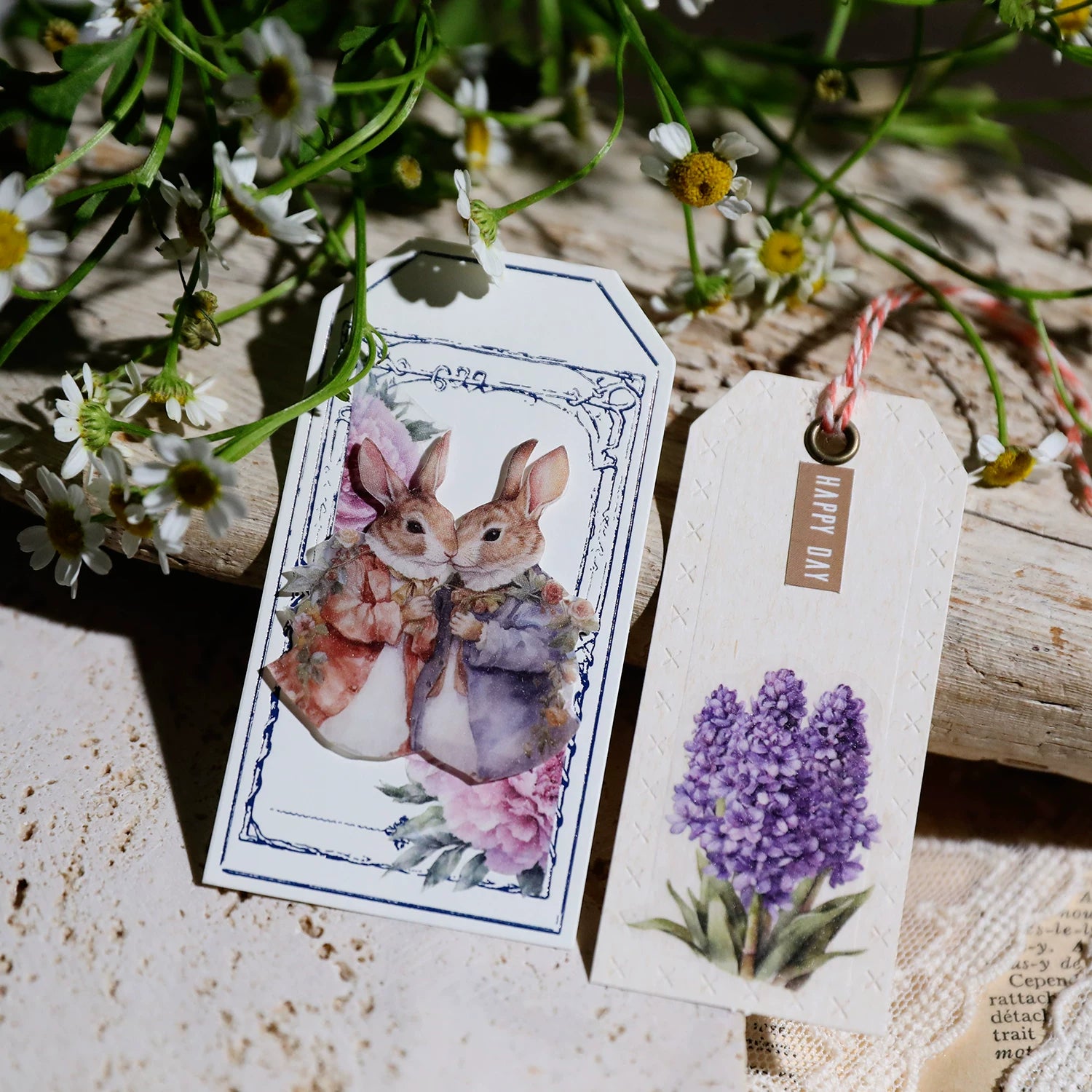 Spring Easter Garden Vellum Stickers