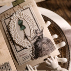 Classical Copperplate Prints Vellum Stickers
