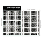 Alphabet UV-DTF Rub-on Stickers