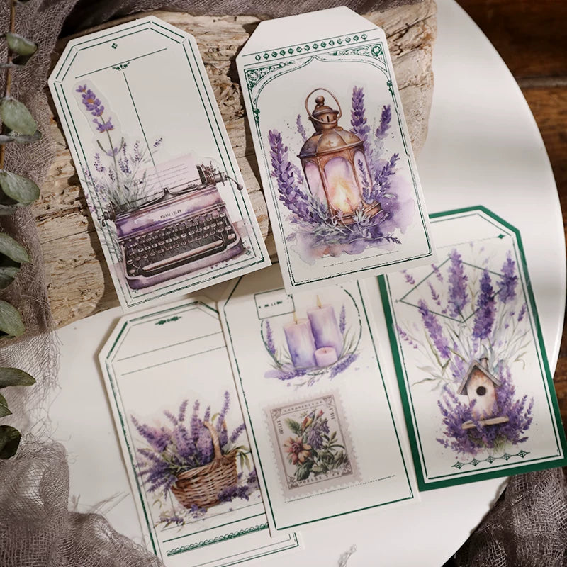 Lavender Vellum Stickers