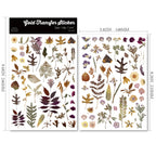 Dried Small Plants UV-DTF Rub-on Stickers