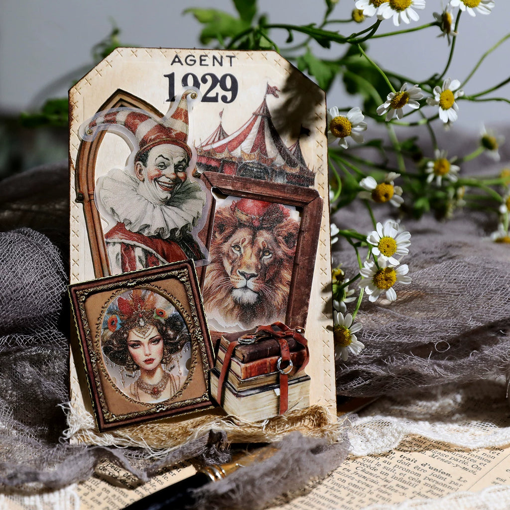 Circus Vellum Stickers