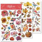 Owl Matte Rub-on Transfers