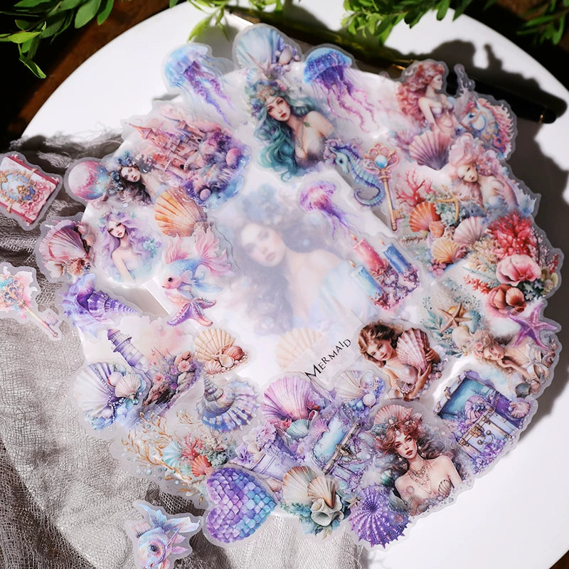 Mermaid Vellum Stickers