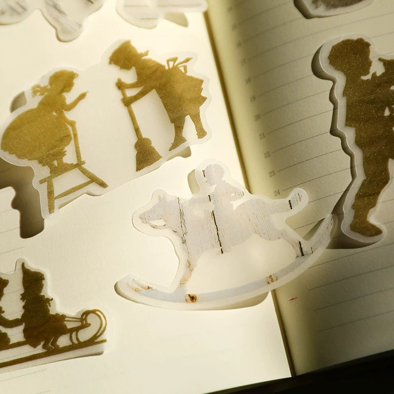 Silhouette Vellum Stickers