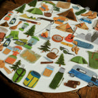 Camping Vellum Stickers