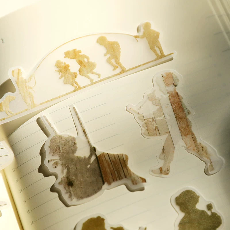Silhouette Vellum Stickers