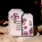 Autumn Dried Flowers Matte Rub-on Transfers