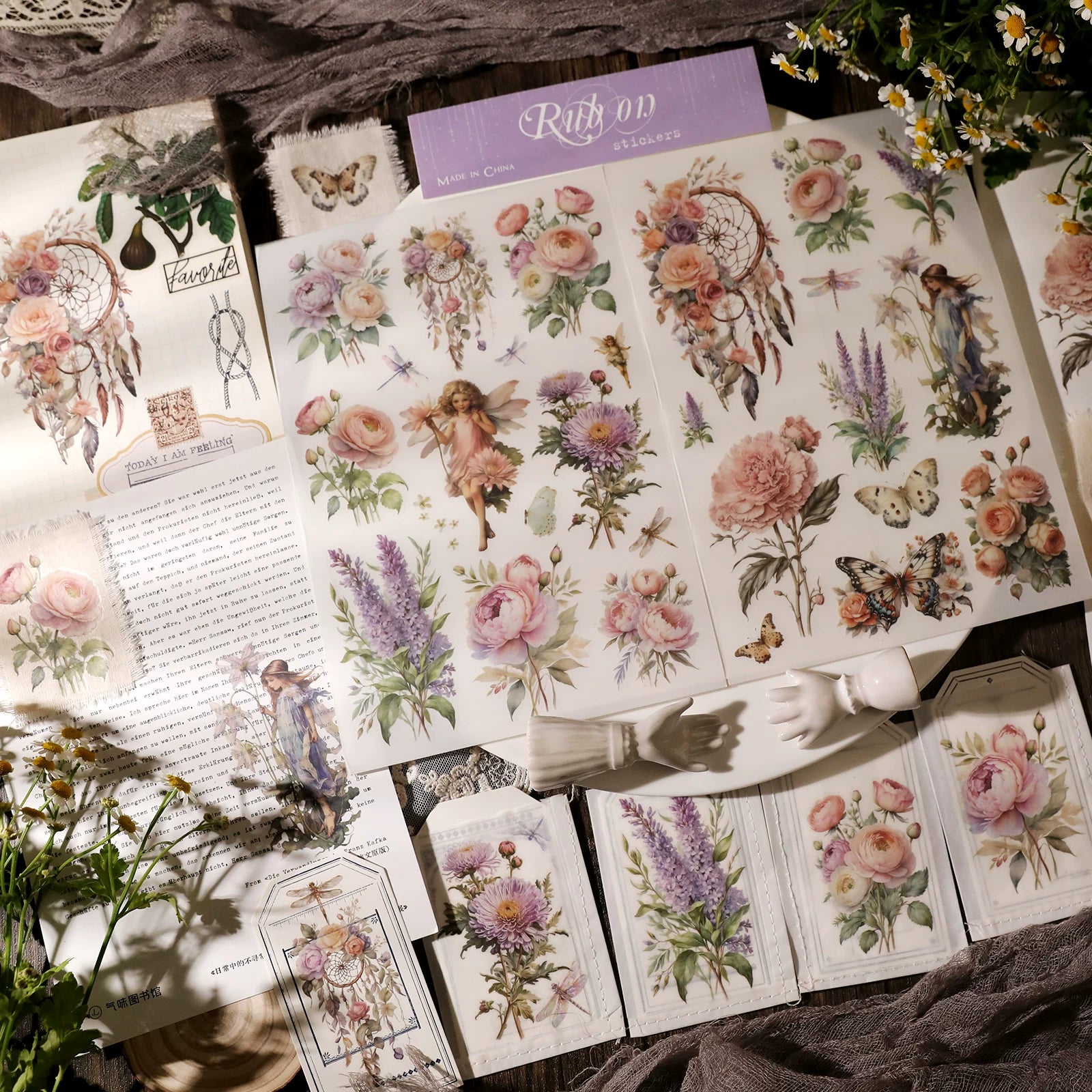 Fairy Matte Rub-on Transfers