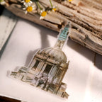 Classical Copperplate Prints Vellum Stickers