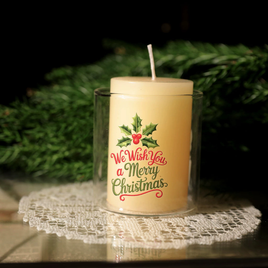 Christmas Embroidery  Quotes UV-DTF Rub-on Stickers