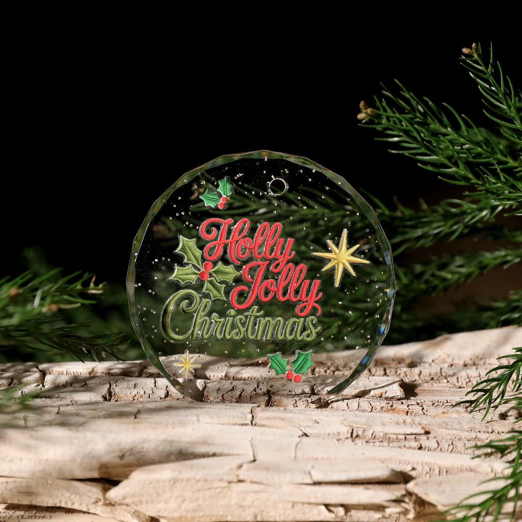 Christmas Embroidery  Quotes UV-DTF Rub-on Stickers