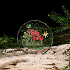 Christmas Embroidery  Quotes UV-DTF Rub-on Stickers