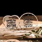 Coffee Phrases UV-DTF Rub-on Stickers