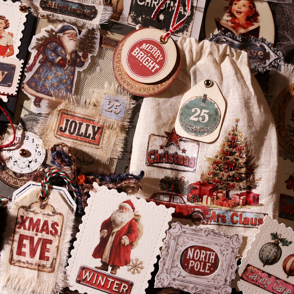 Christmas Signs Matte Rub-on Transfers