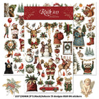 Christmas Matte Rub-on Transfers