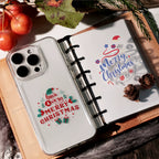 Christmas Color Quotes UV-DTF Rub-on Stickers