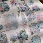 Succulent Vellum Stickers