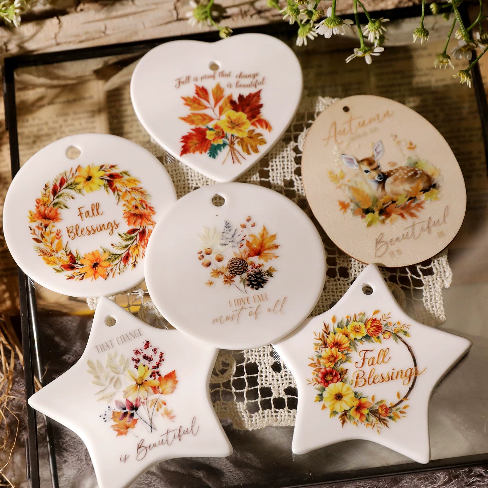 Thanksgiving UV-DTF Rub-on Stickers