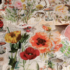Larger Flowers Vellum Stickers