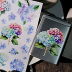 Hydrangea UV-DTF Rub-on Stickers