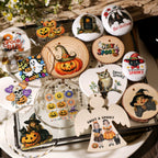 Halloween Colorful UV-DTF Rub-on Stickers