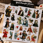 Christmas Magical Creatures UV-DTF Rub-on Stickers