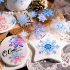Snowflake UV-DTF Rub-on Stickers