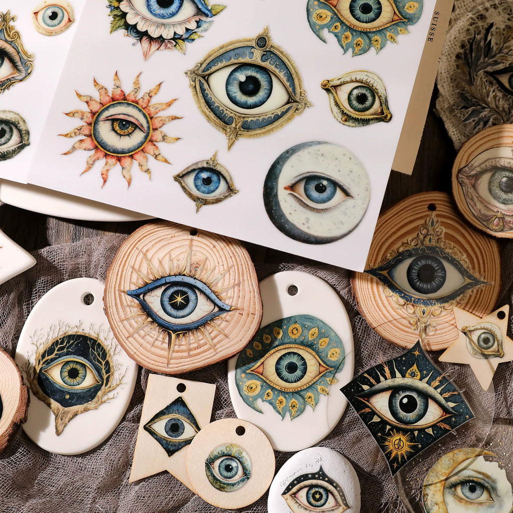 Halloween Eyes UV-DTF Rub-on Stickers