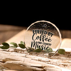 Coffee Phrases UV-DTF Rub-on Stickers